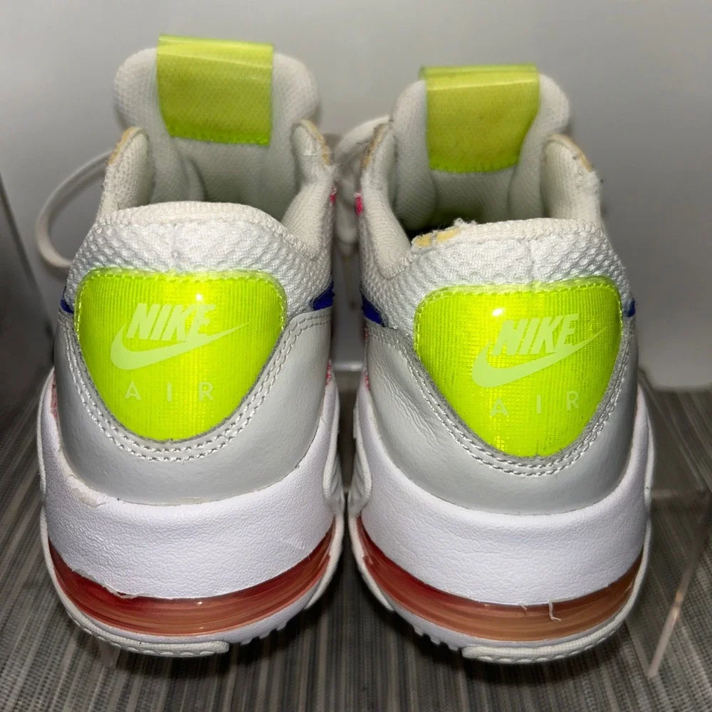Nike Air Max Excee Womens 6 White Purple Pink Neon Green Sneakers DD2955-100